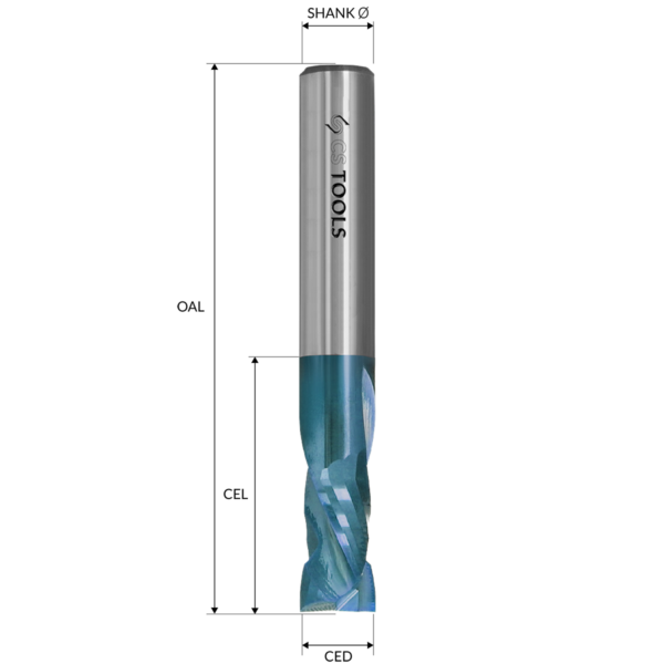 The 31P-190 Series Solid Carbide Performance Coated Compression Spiral