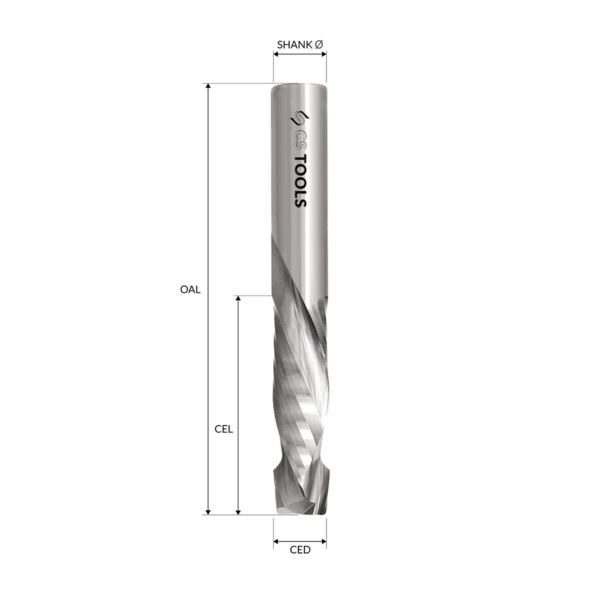 The 31X-190 Series Solid Carbide Compression Spiral